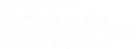 To view my PRINTS 
click the Bottle icon above.
To see other aspects of  this work click on the images below 